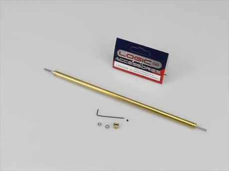 RACTIVE Fine Line Prop Shaft 7in M2/2mm Stainless 6mm dia Tube
