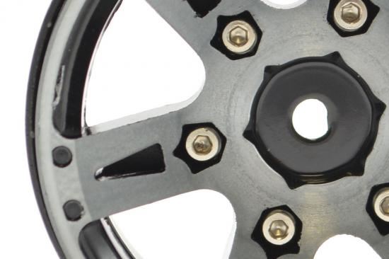 FASTRAX 1.9" HEAVYWEIGHT SPLIT 6-SPOKE ALLOY BEADLOCK WHEELS