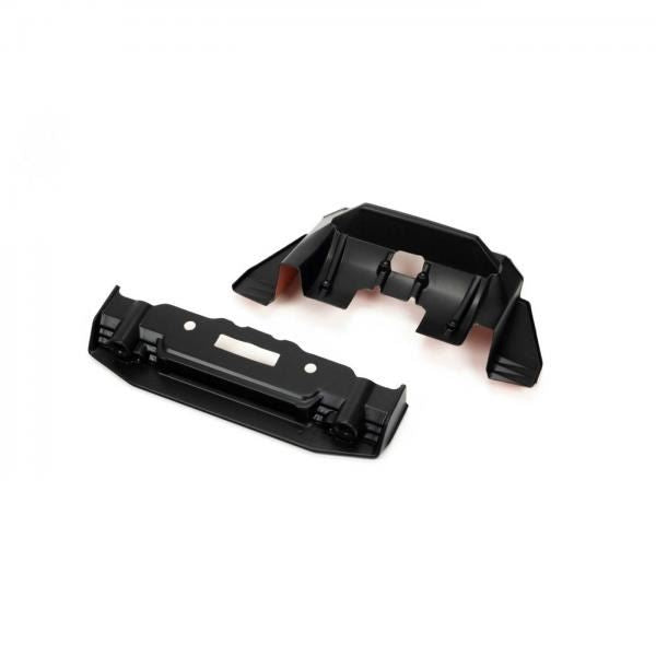 Arrma Felony Painted Splitter And Diffuser Black/Orange -