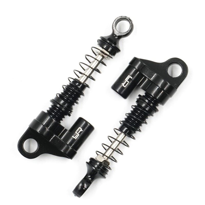 Yeah Racing Aluminum Shock Pair For Axial SCX24 Black