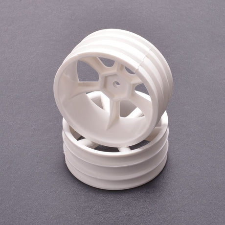 Jc 6 Spoke 2.2 4Wd Front White Wheel Cat 2K Pr