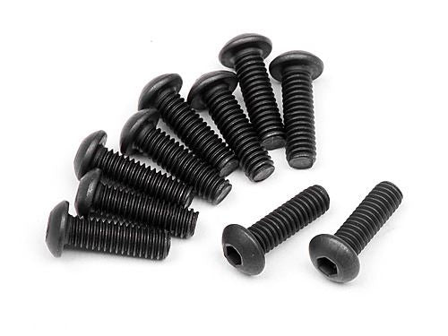 HPI Button Head Screw M2.5X8mm (Hex Socket/10Pcs)