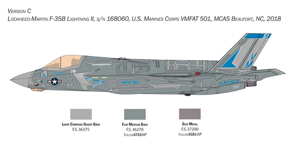 Italeri RAF F-35B STOVL version