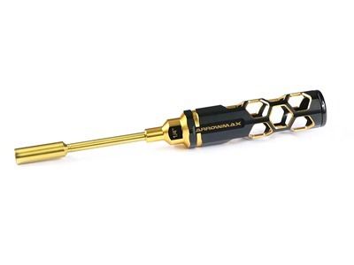 Arrowmax Nut Driver 1/4(6.35mm)x 100mm Black Golden