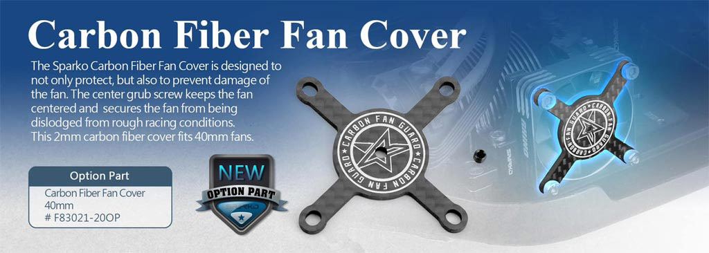 Sparko F8 Carbon Fan Cover 40Mm