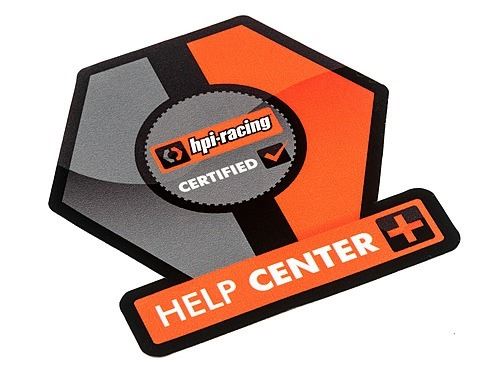 HPI Hpi Help Center Shop Window Sticker