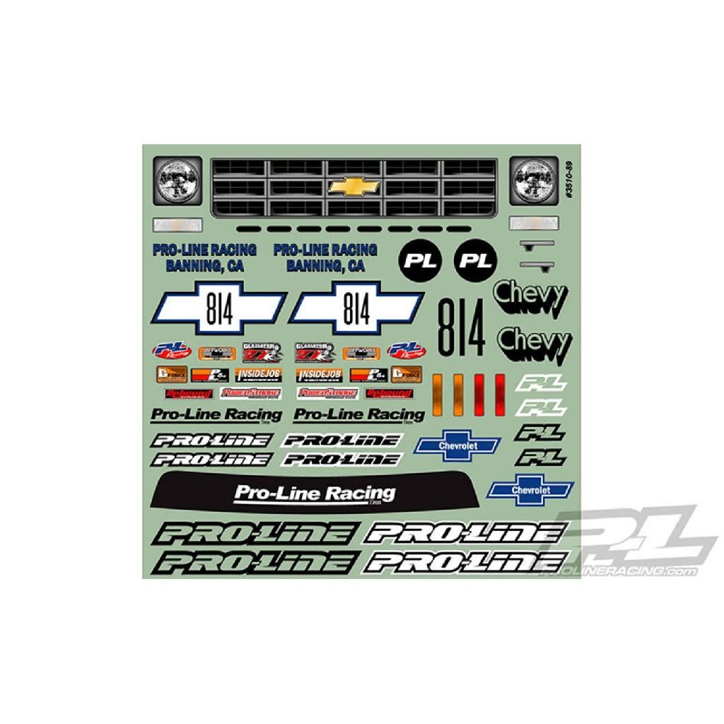 Proline 1/10 1978 Chevy C-10 Race Truck Clear Body: Short Course