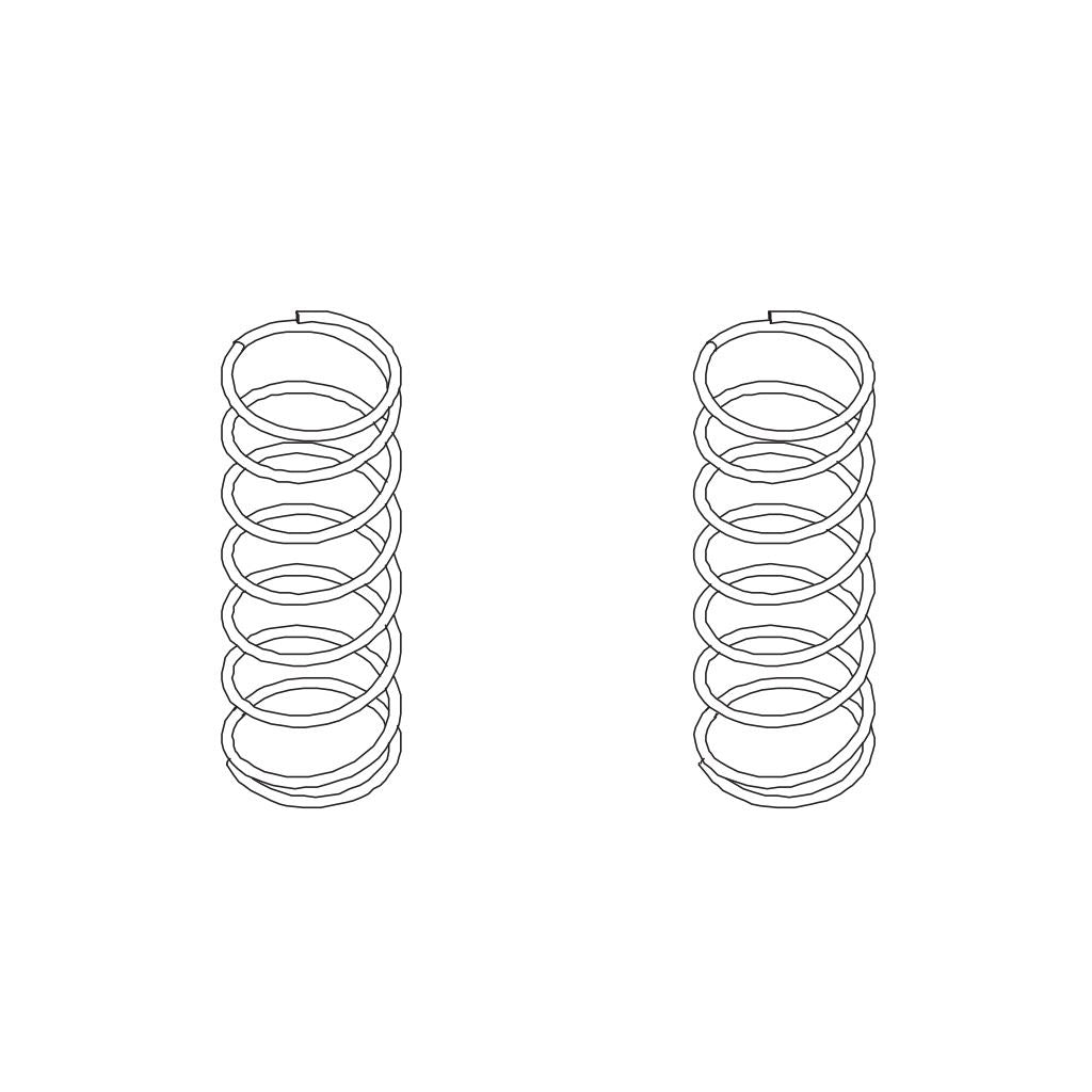 Pd Racing Fr.Shock Absorber Spring 2Pcs