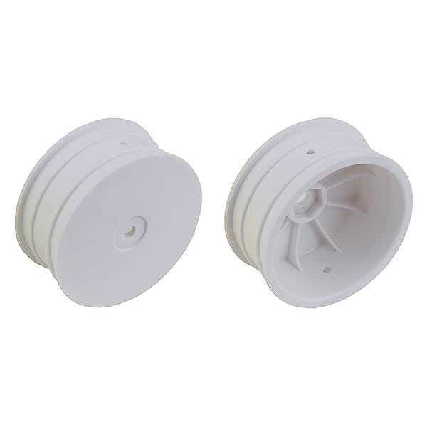 TEAM ASSOCIATED 12MM HEX 2.2  4WD FRONT WHITE WHEELS B74 +1.5MM