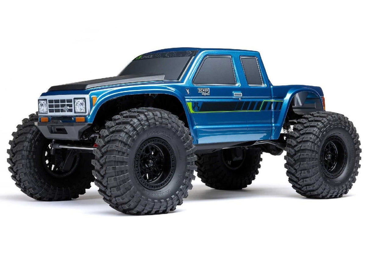 Axial 1/10 Scx10 Iii Coyote 4X4 Rtr Brushed Rock Crawler, Blue