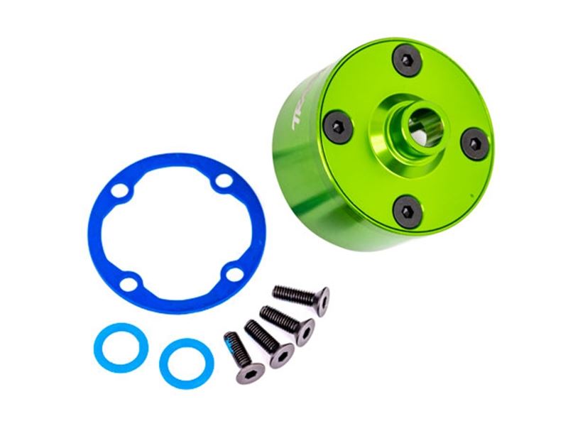 Traxxas Sledge Aluminium Differential Carrier - Green Anodized