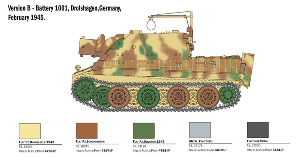 Italeri 38 cm RW 61 aus STURMMORSER TIGER