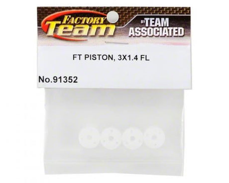 TEAM ASSOCIATED 12MM BIG BORE FT PISTONS 3 HOLE x 1.4MM (FLAT)