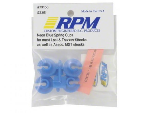 RPM Losi & Traxxas Spring Cups Blue