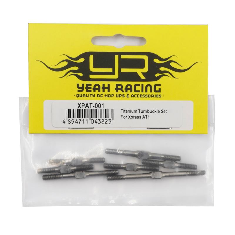 Yeah Racing 64 Titanium Turnbuckle Set For Xpress AT1