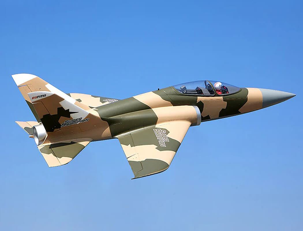Fms 90Mm Edf Super Scorpion Pnp V2 8S Jet - Camo