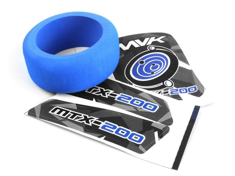 Transmitter Wheel Foam & Decals (Blue)
