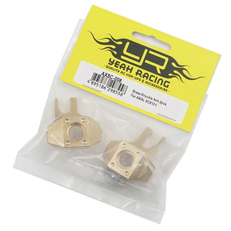 Yeah Racing Brass Knuckle Arm 2pcs For AXIAL SCX10 II / Wraith 1.9