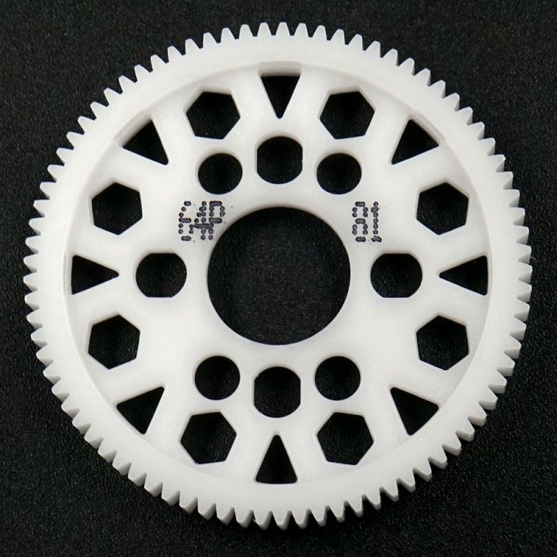 Yeah Racing Competition Delrin Spur Gear 64P 81T For 1/10 On Road Touring Drift