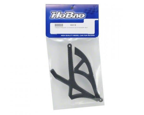 HOBAO HYPER SS/CAGE NITRO FRONT/REAR CHASSIS STIFFENER SET