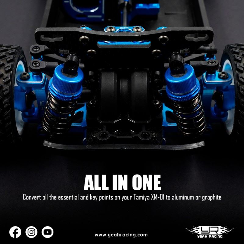 Yeah Racing Aluminum Essential Conversion Kit For Tamiya Xm-01 Pro