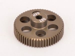 Core RC Pinion Gear 64DP 58T (7075 Hard Alloy)