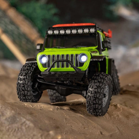 Axial 1/30 Scx30 Jeep Wrangler Jlu 4X4 Rtr Rock Crawler Green
