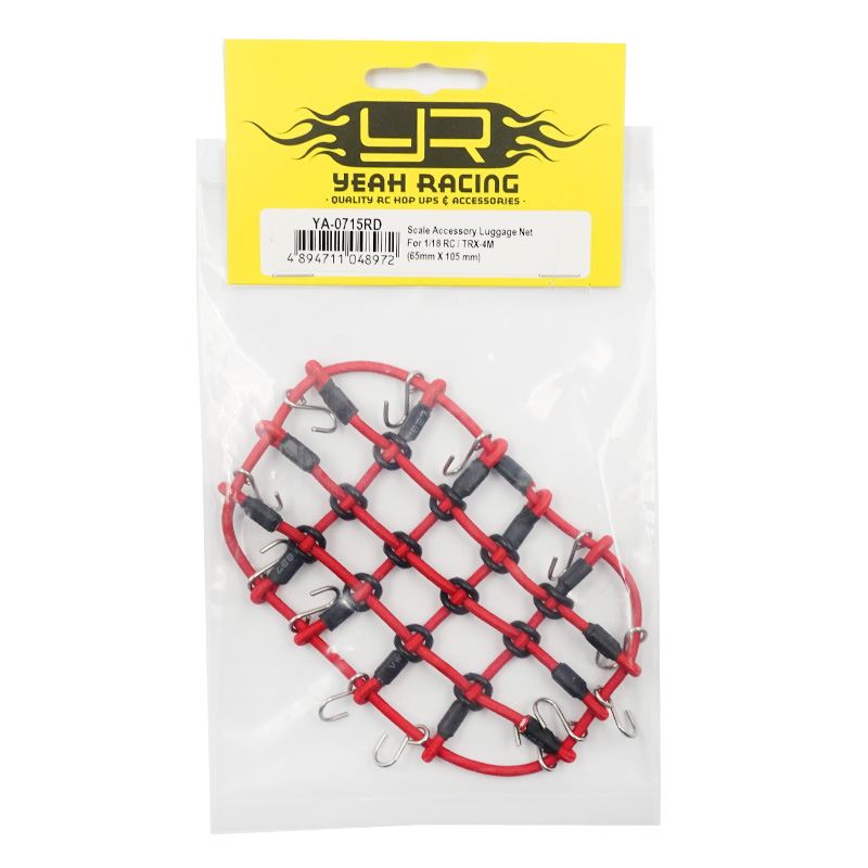 Yeah Racing Scale Accessory Luggage Net 65mm X 105 mm For 1/18 RC / TRX-4M