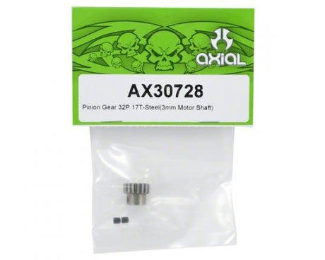 AXIAL Pinion Gear32P 17T Steel 3mm Motor Shaft