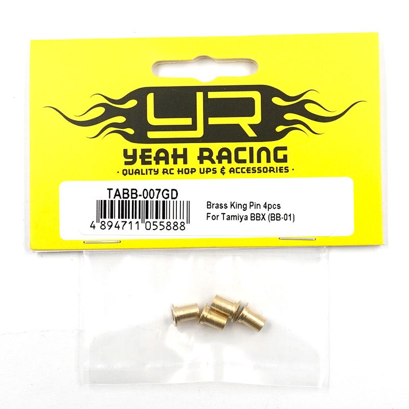 Yeah Racing Brass King Pin 4pcs For Tamiya BBX (BB-01)
