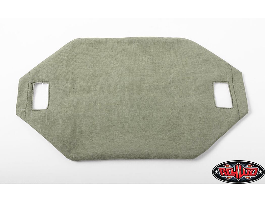RC4WD BED SOFT TOP W/CAGE FOR RC4WD MOJAVE II FOUR DOOR (GREEN)