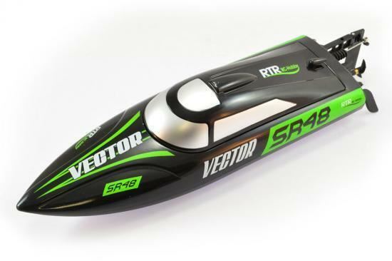 Volantex Racent Vector SR48 Brushless Boat ARTR Black - V797-3B-BL