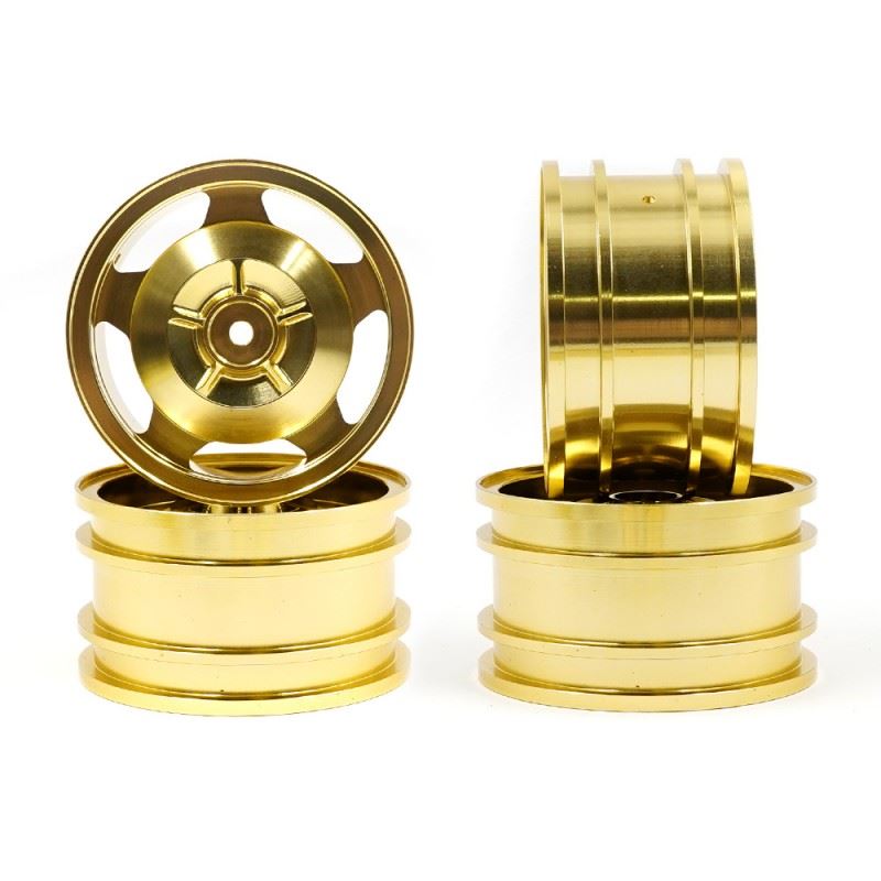 Yeah Racing Aluminum Cnc Rim Set (4Wd) For Tamiya Tt-02B Top Force Super Avante (Td4)