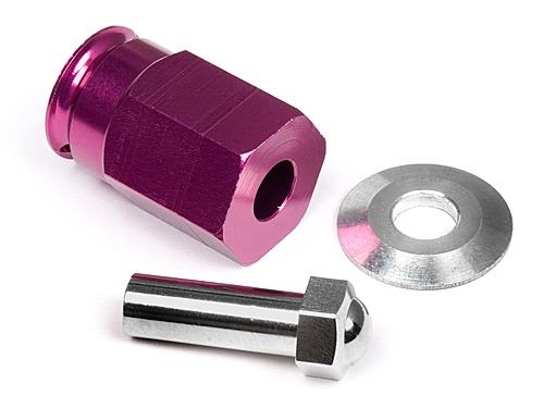 HPI Aluminum Wide Hex Hub 12mm (24mm Wide/Purple)