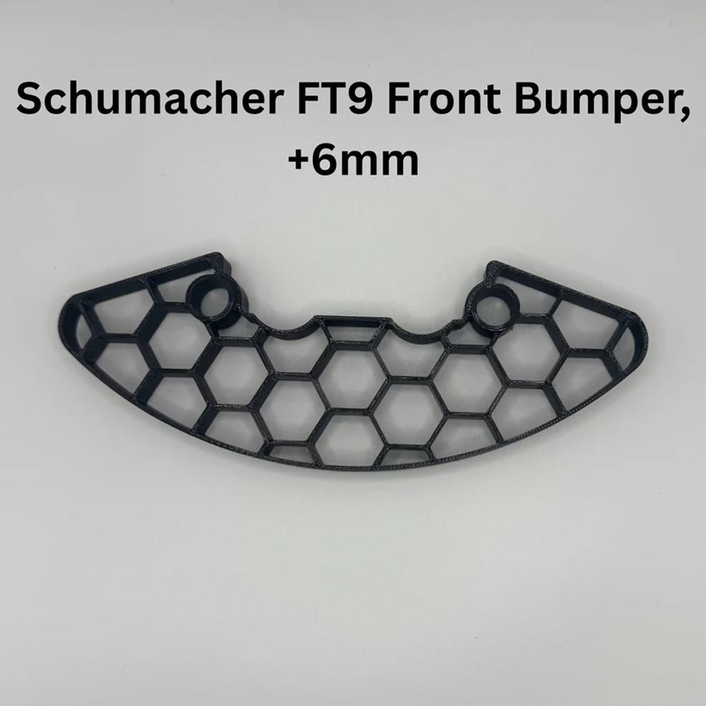 Riptech Rc Ft9 Front Bumper - +6Mm Black