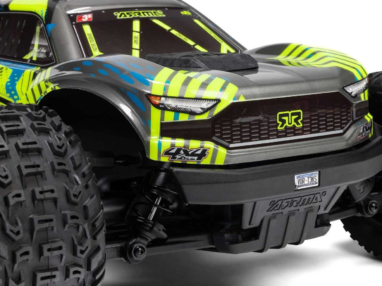 Arrma 1/10 Vorteks 223S Blx 4X4 Stadium Truck Rtr With Dsc Teal
