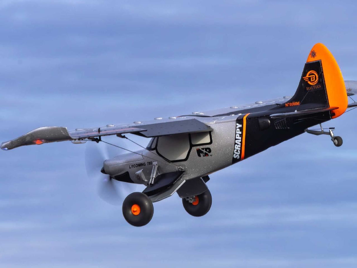 E Flite Micro Scrappy 800Mm Bnf Basic With As3X And Safe Select