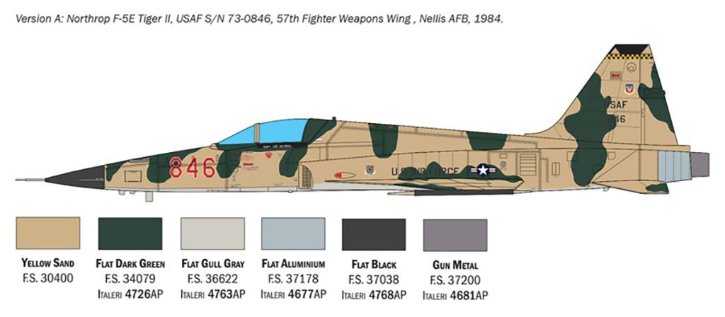 Italeri Northrop F-5E Tiger II