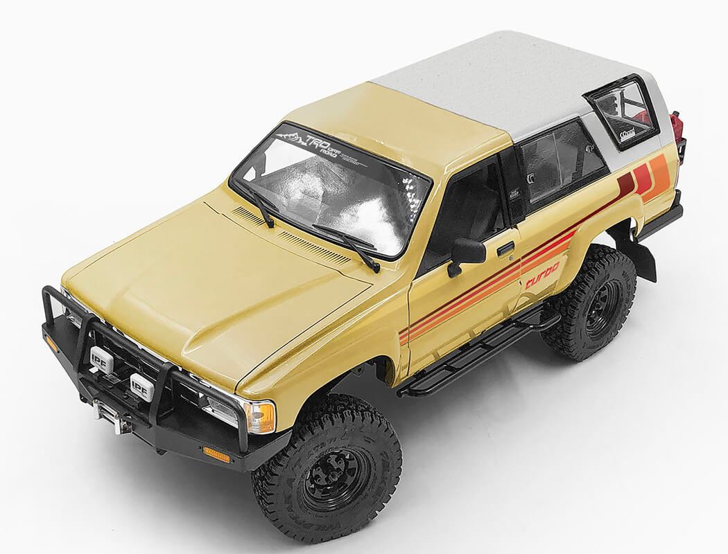 RC4WD THRUST FRONT BUMPER W/IPF LIGHTS FOR 1985 TOYOTA 4RUNNER HARD BODY
