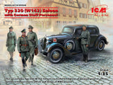 Icm Typ 320 (W142) Saloon With German Staff Personnel 4 Figures