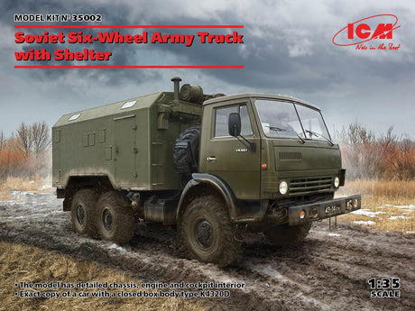 Icm Soviet Six-Wheel Army Truck With Shelter