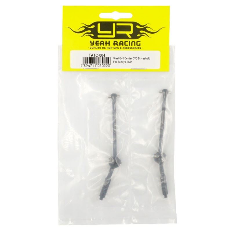 Yeah Racing Steel G45 Center CVD Driveshaft For Tamiya TC01
