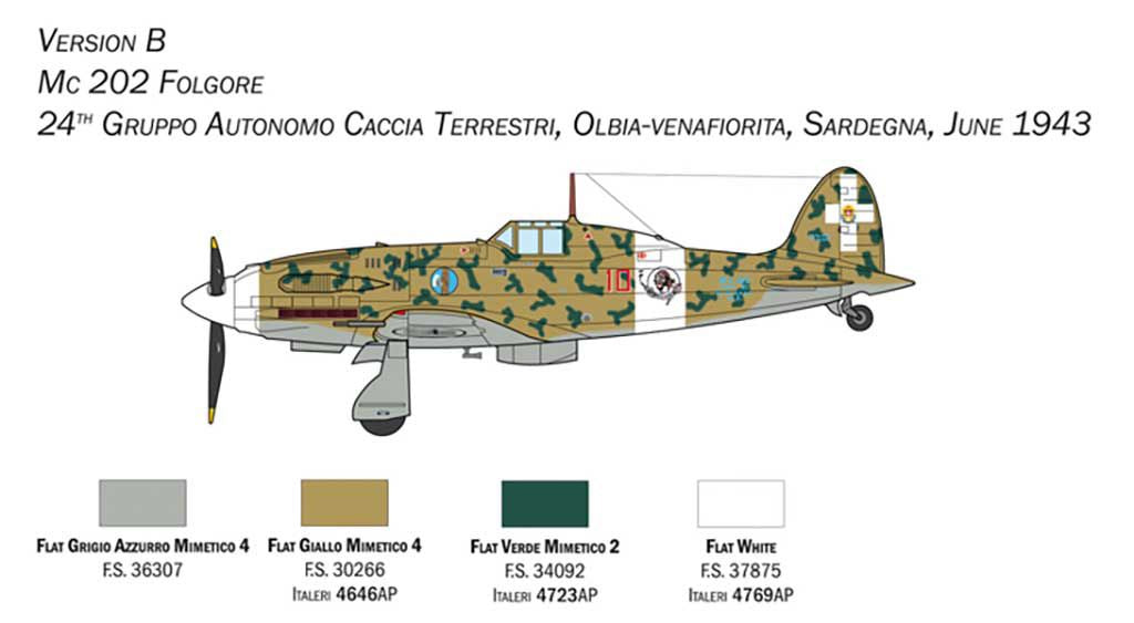 Italeri MC 202 Folgore