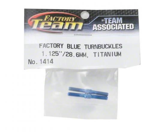 Team Associated Factory Blue 1.125 Turnbuckles
