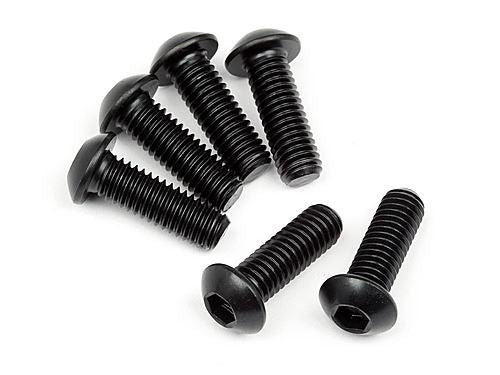HPI Button Head Screw M6X18mm (Hex Socket) (6Pcs)