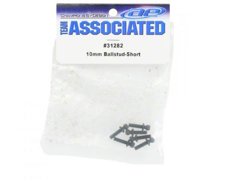 Team Associated Ballstud Short Neck 10mm (10) (TC5/6.2/7/7.1/7.2/10F6/12R6)