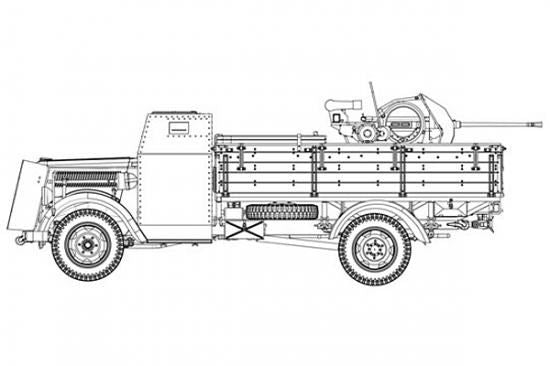 Dragon 1/35 German Armored 4X2 Truck