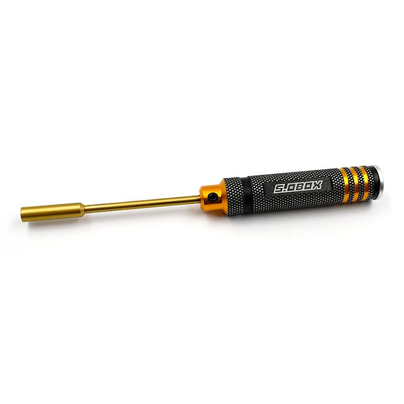 Yeah Racing Aluminum Nut Driver 5.0 Black/Gold