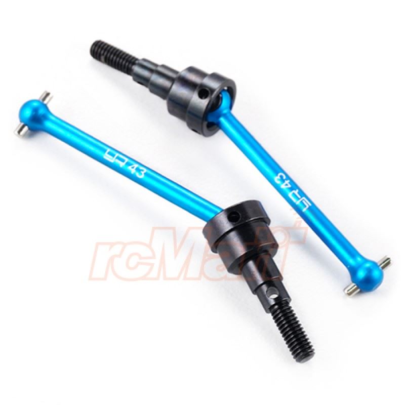 Yeah Racing Aluminum 7075 & Steel Universal Shaft Blue For Tamiya CC01