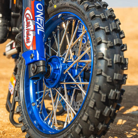 Pro 1/4 Pro-Spec Aluminum Front Rim Blue: Promoto-Mx